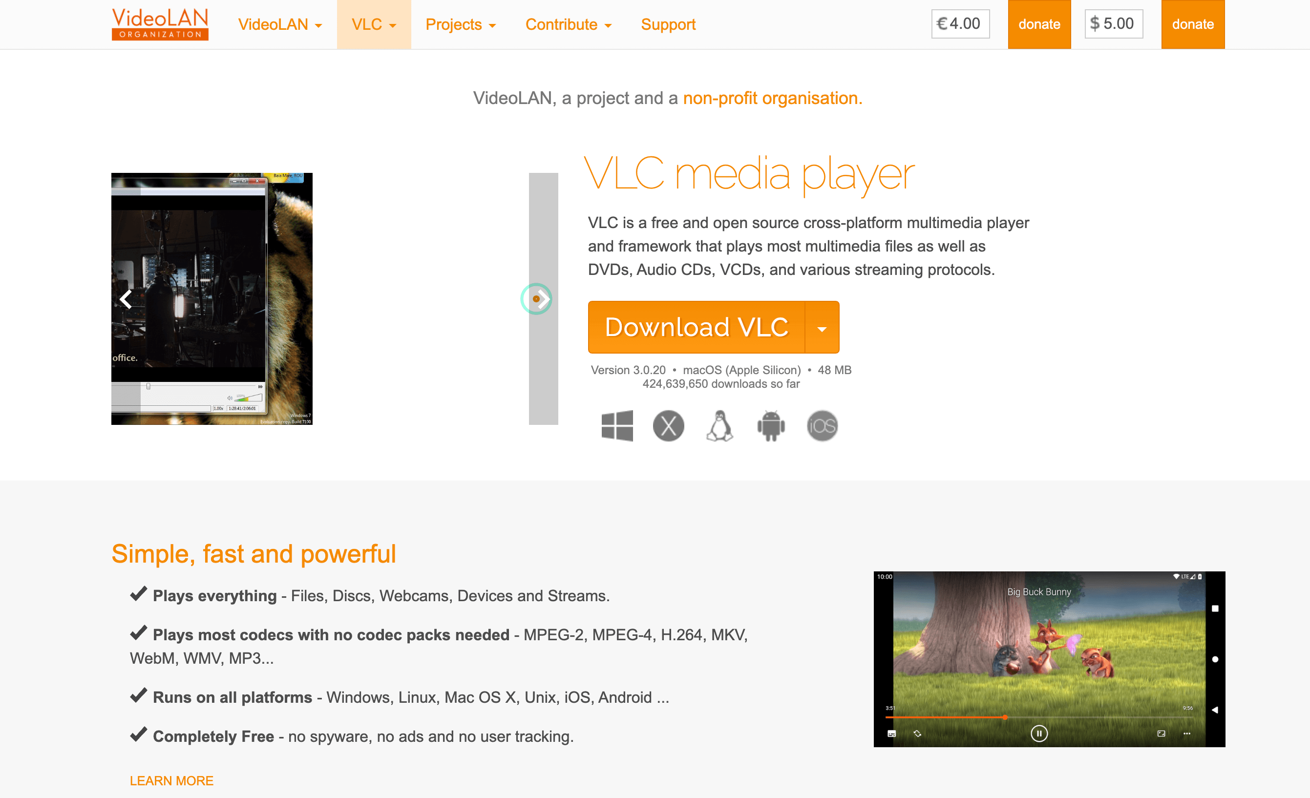 VLC Media IPTV Player