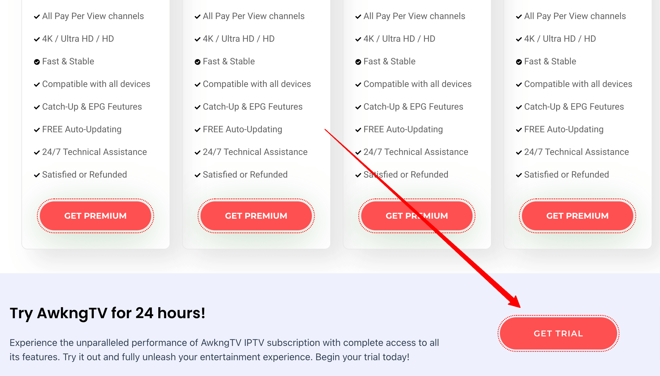 5 day free trial iptv