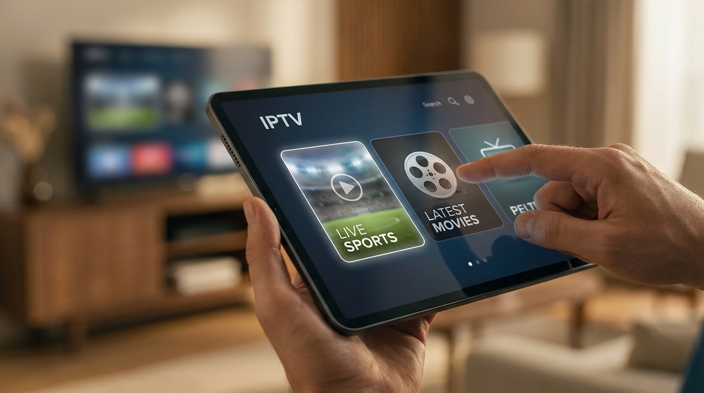 best iptv 2025 reddit - A close-up shot of a person easily navigating