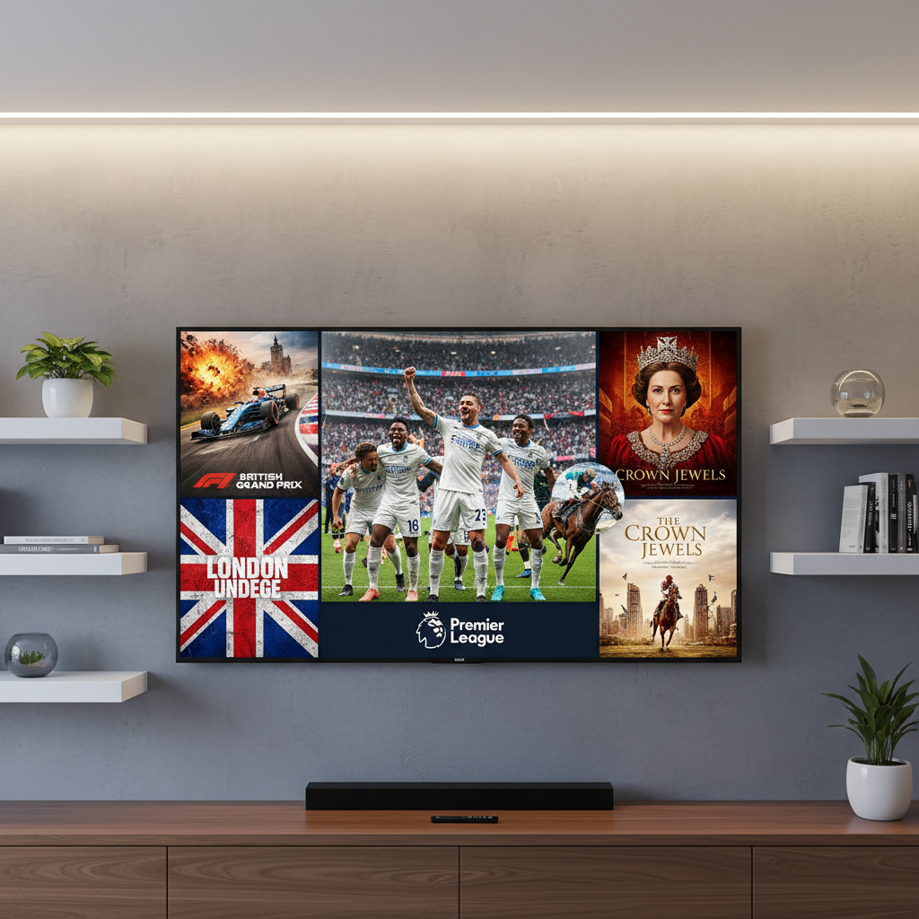 best iptv player reddit - A dynamic collage of popular UK sports like
