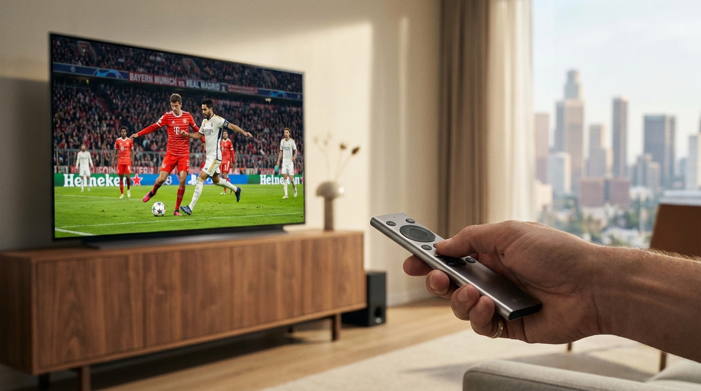 best iptv services - A close-up shot of a person's hand holding