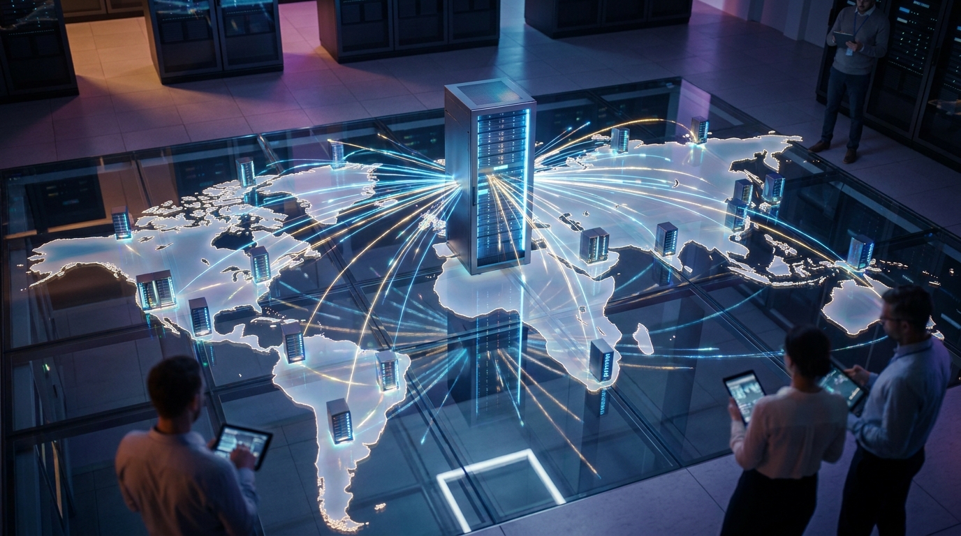 iptv reseller panel - A visual representation of a global Content Delivery