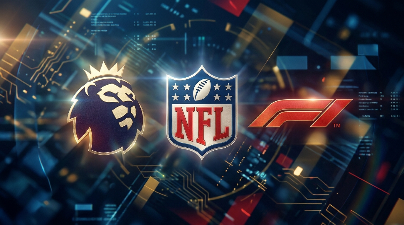 iptv streaming service - A dynamic collage of logos from top sports