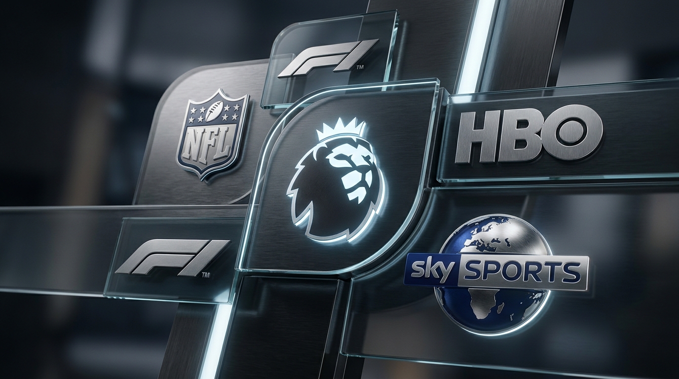 best free iptv for firestick - A dynamic collage of logos from popular sports