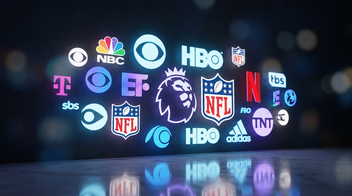 best iptv player for windows - A dynamic collage of logos from popular streaming