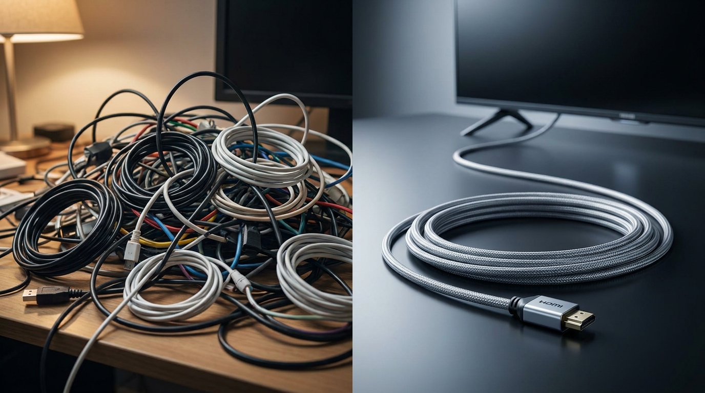 best iptv playlists reddit - A graphic illustrating the difference between a tangled,