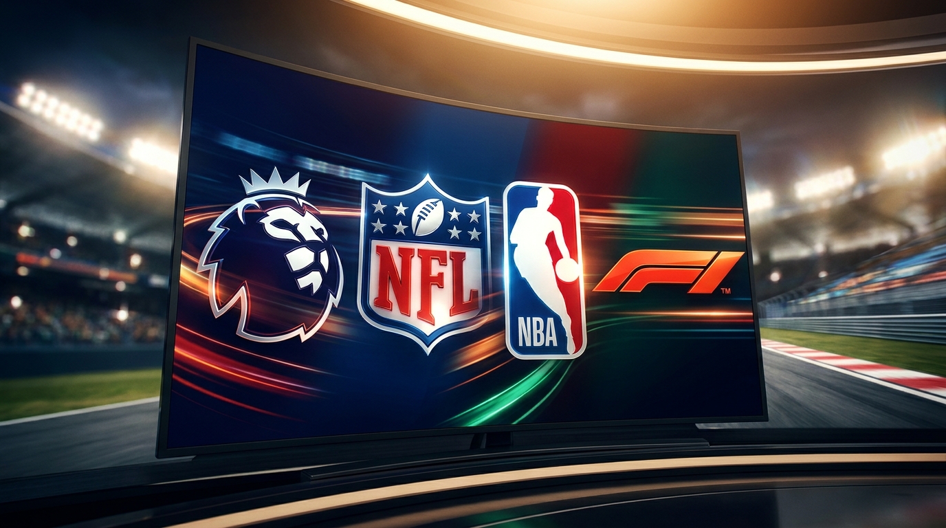 best iptv reddit - A dynamic and energetic collage of major sports