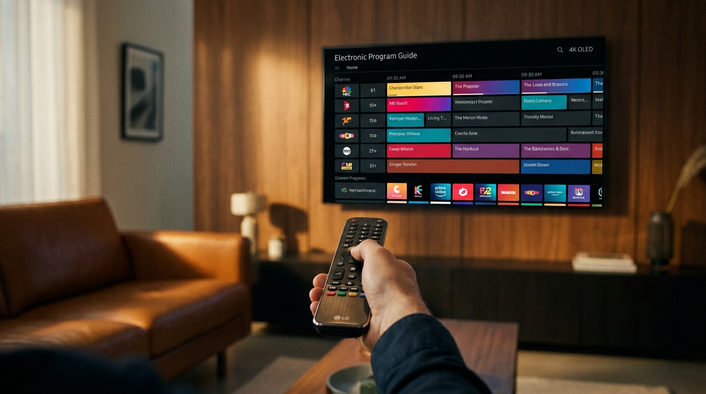 best iptv services reddit - A close-up shot of a person using a