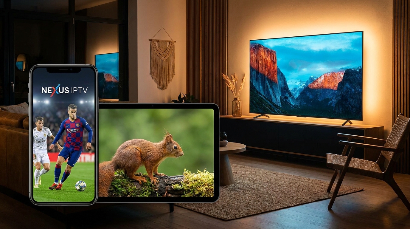 reddit best iptv - A close-up shot of a smartphone, tablet, and